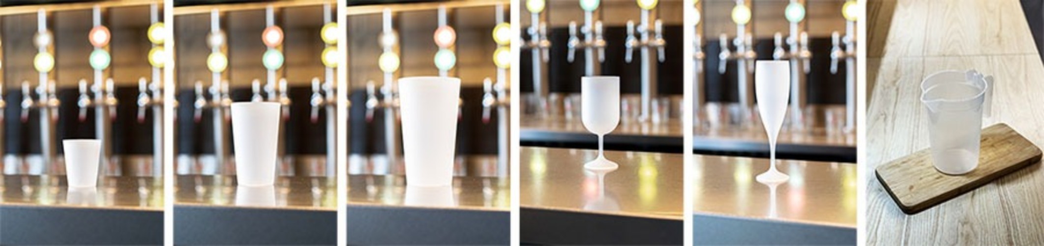 Gobelets réutilisables personnalisés 15cl, 25cl et 50cl fabriqués en France